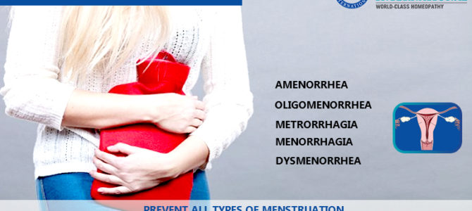 For all Menstruation Problems, get best treatment for Homeocare International